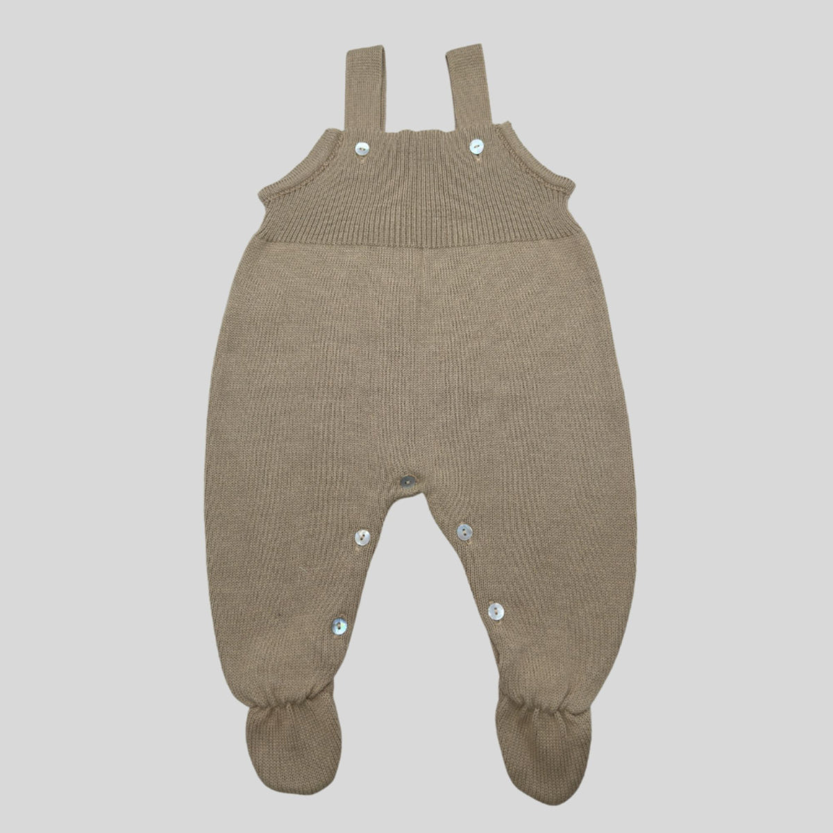 Salopete Tricot Marrom