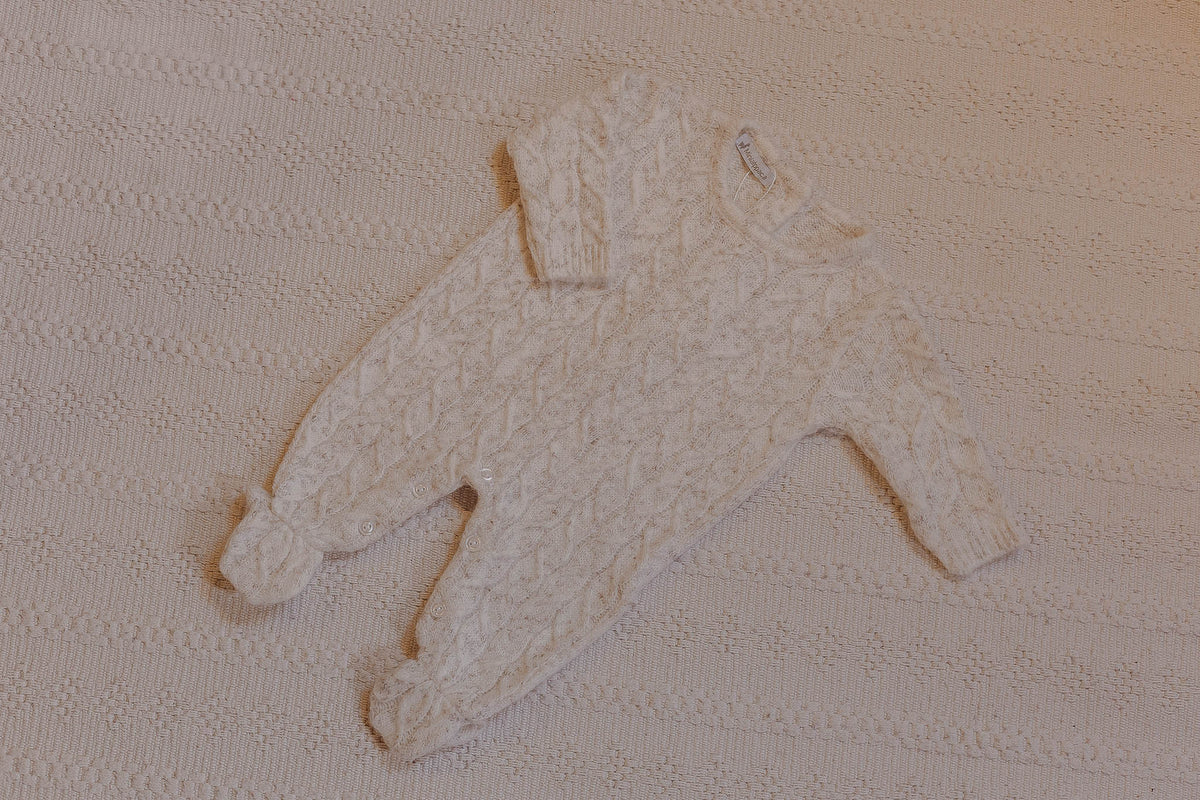 Macacão Tricot Trança Mescla