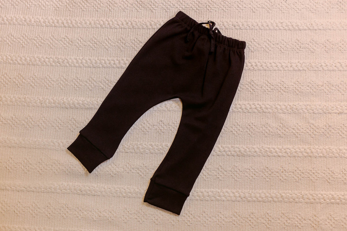 Calça Saruel Preto Algodão Egípcio