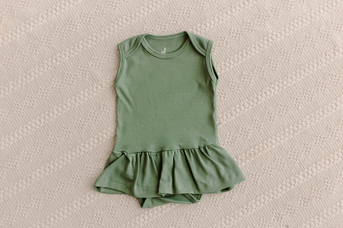 Body Vestido Regata Verde