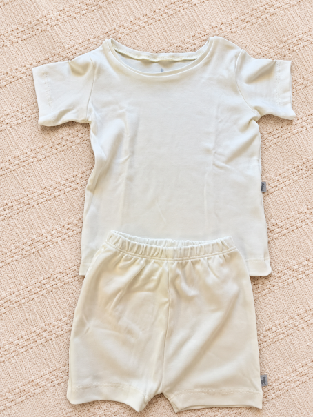 Pijama Curto Off White