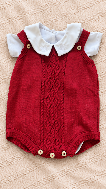 Romper Trança Vermelho