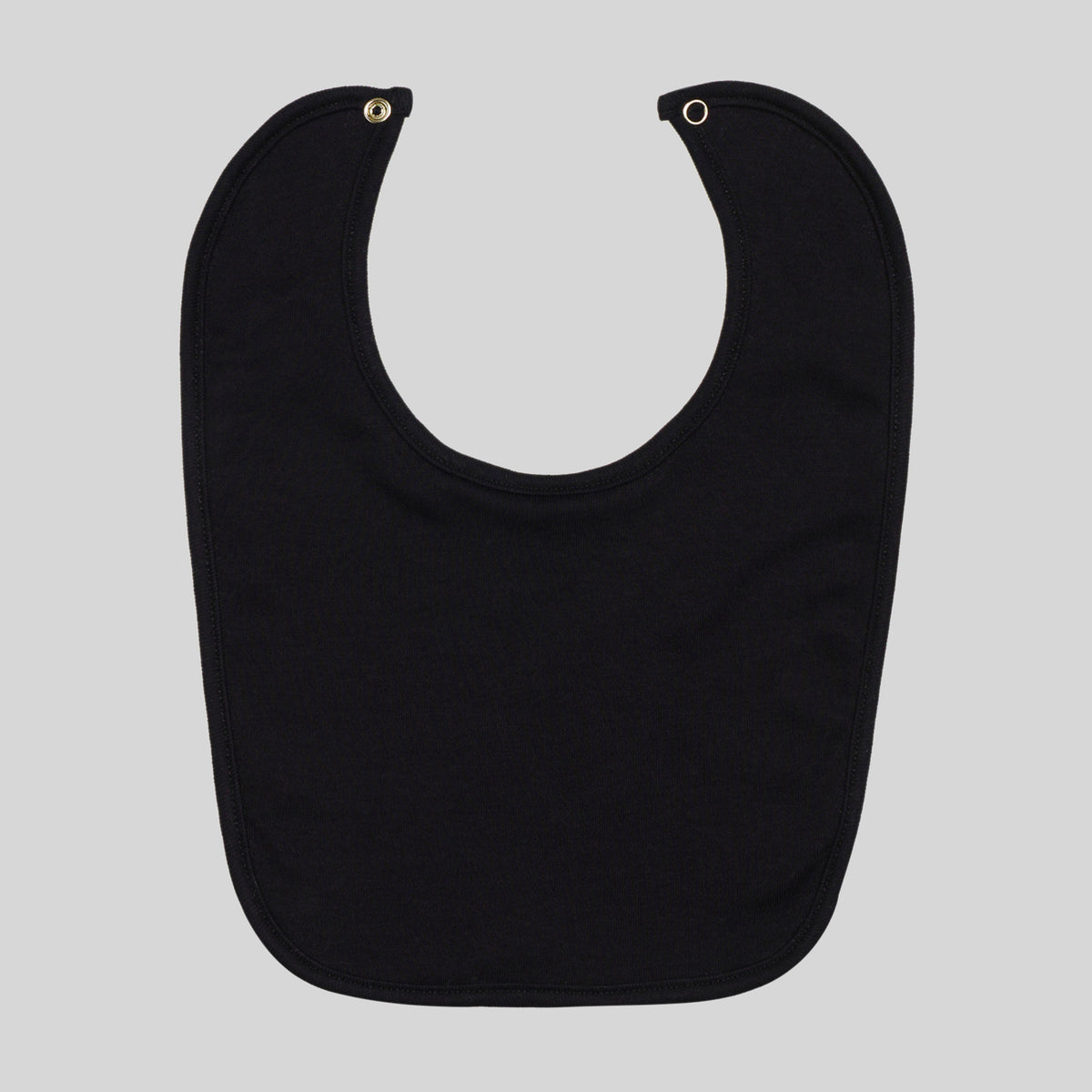 Babeiro Basic Preto Algodão Egípcio
