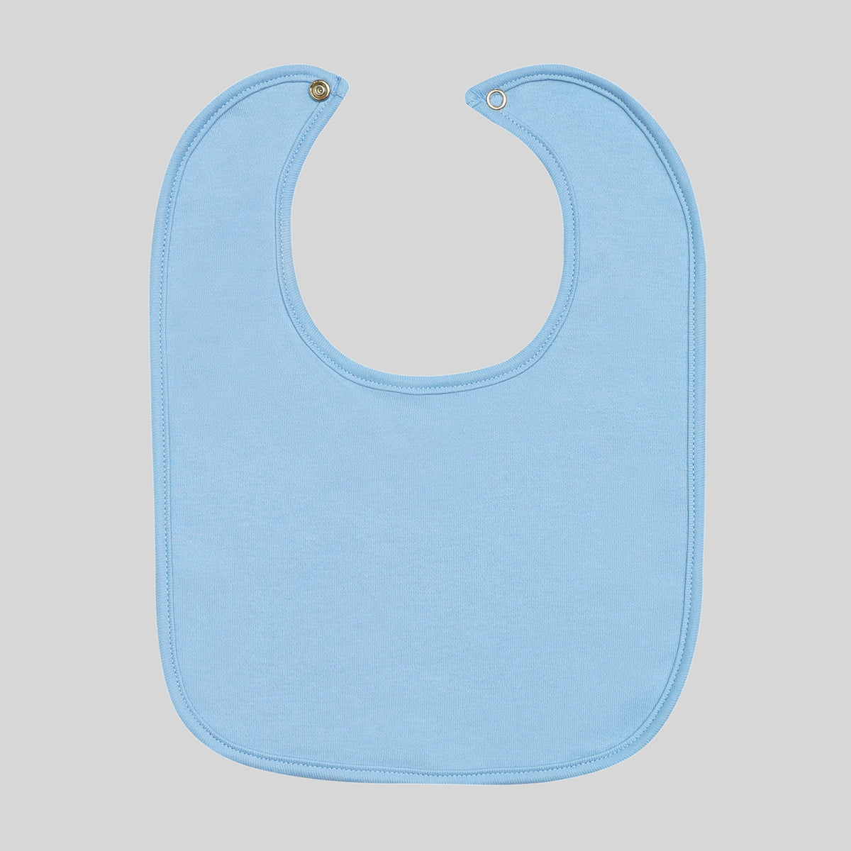 Babeiro Basic Azul Bebê Algodão Egípcio