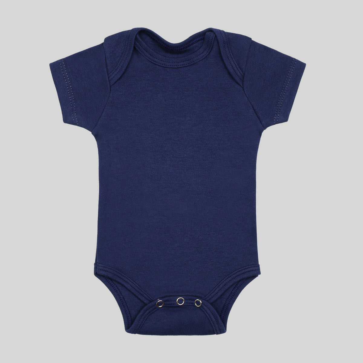 Body Basic Manga Curta Algodão Egípcio Azul Marinho