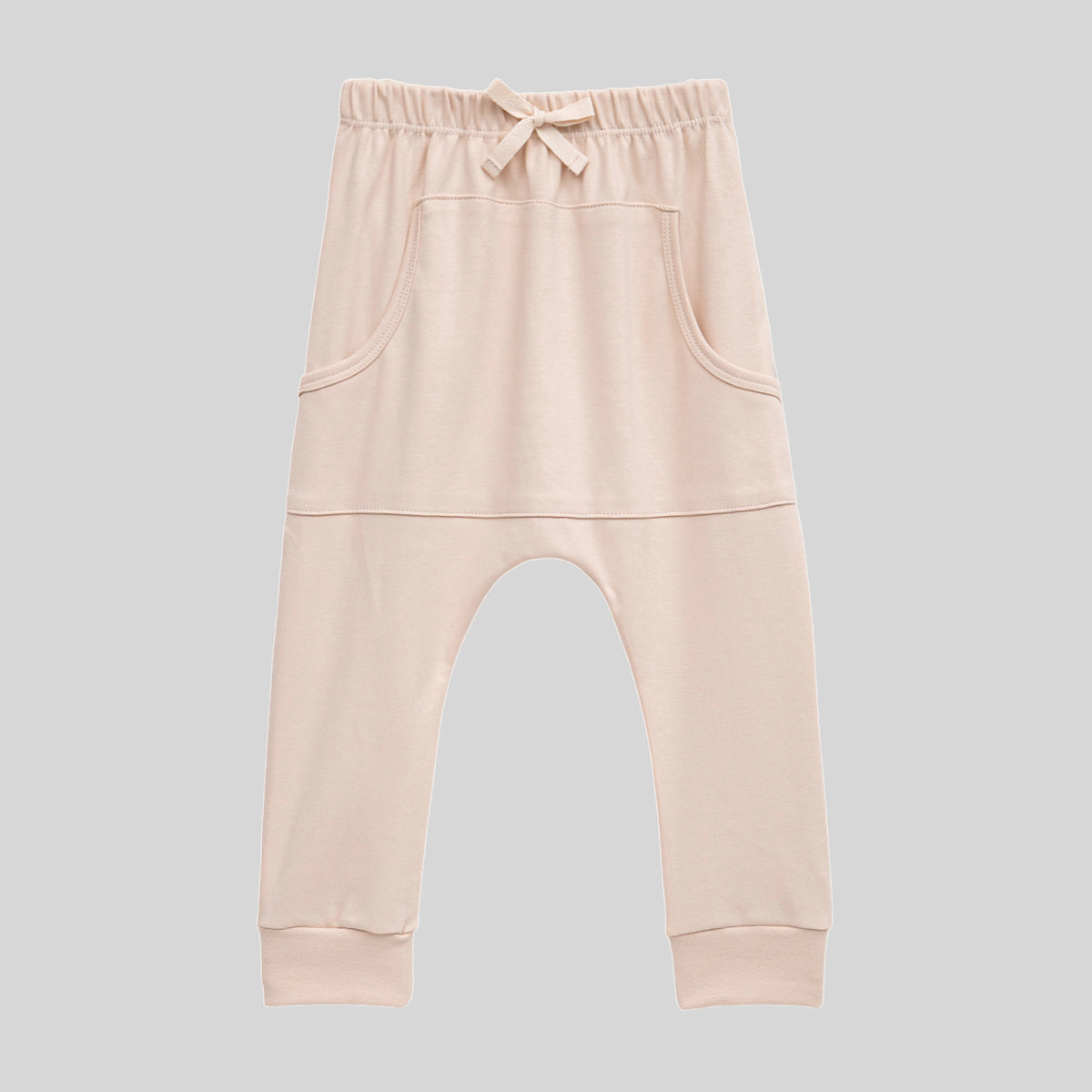 Calça Saruel Bolso Algodão Egípcio Amêndoas