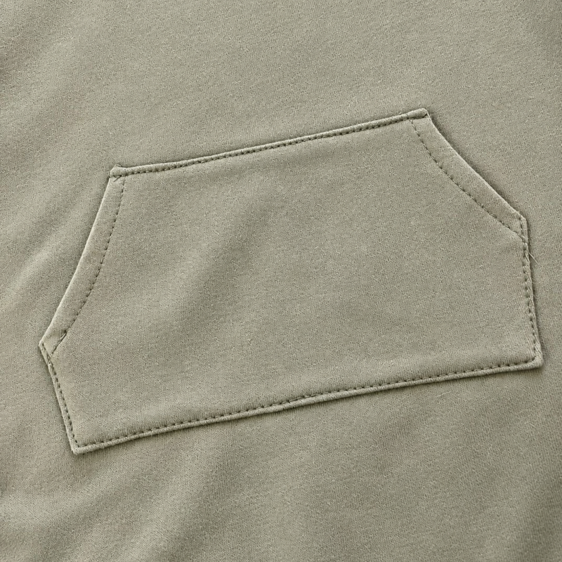 Macacão Moletom Manga Longa Verde sálvia Bolso