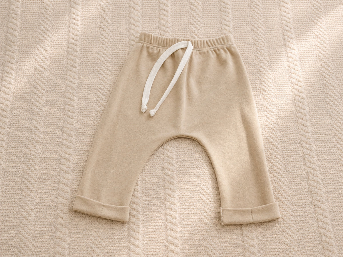 Calça Saruel Amêndoas Algodão Egípcio