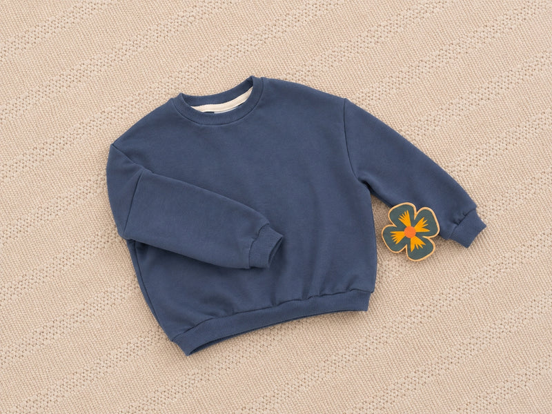 Conjunto Moletom Azul índigo