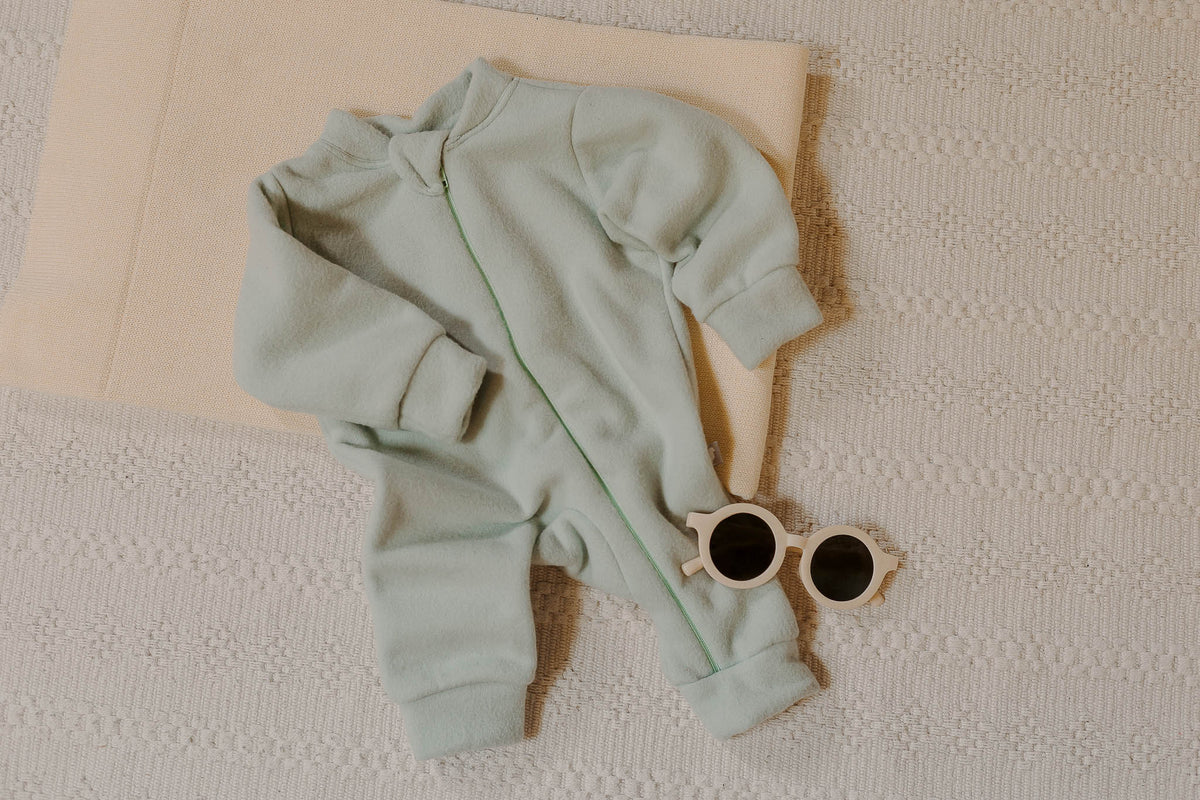 Macacão Zíper Soft Verde Menta
