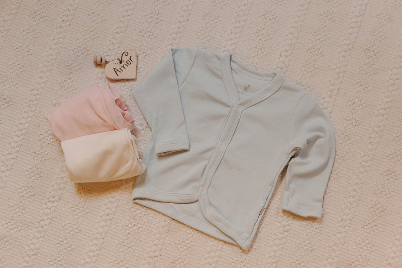 Casaqueto Basic Azul Bebê Algodão Egípcio
