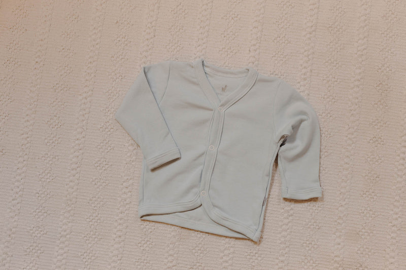 Casaqueto Basic Azul Bebê Algodão Egípcio