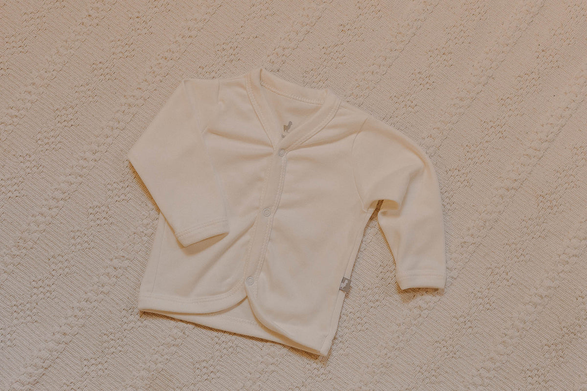 Casaqueto Basic Off White Algodão Egípcio