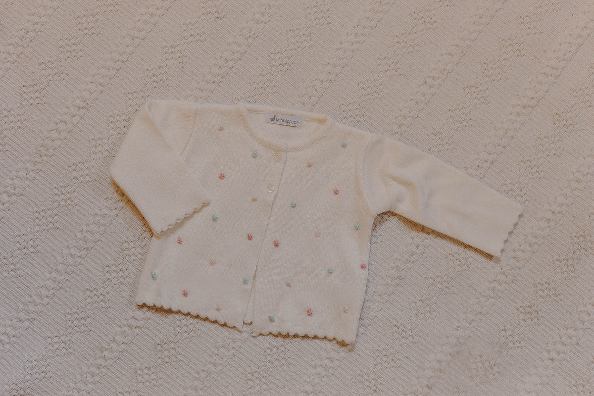 Casaquinho de Tricot Poá Off