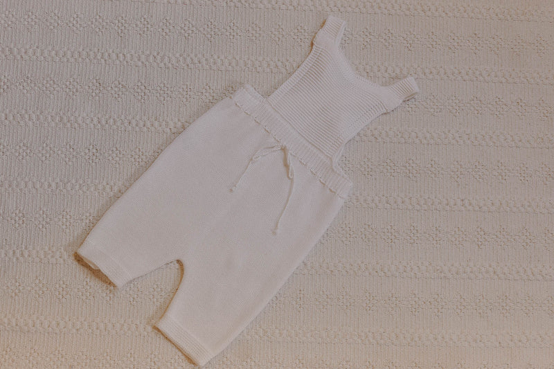 Romper Marinheiro de Tricot Branco