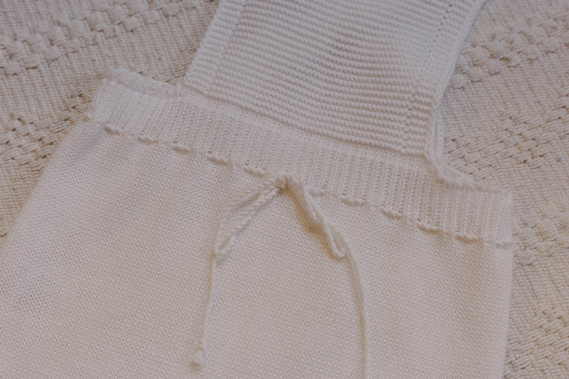 Romper Marinheiro de Tricot Branco