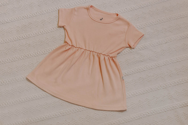 Vestido Manga Curta Pitaya Algodão Egípcio
