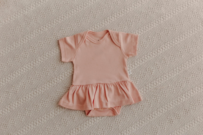 Body Vestido Manga Curta Pitaya