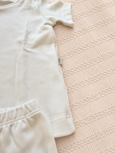 Pijama Curto Off White