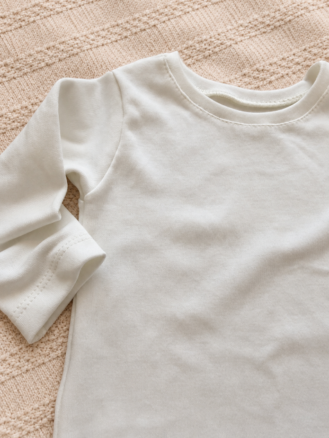 Conjunto Camiseta e Calça Algodão Egípcio Amêndoas