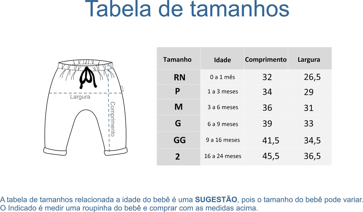 Calça Infantil Saruel Branco Algodão Egípcio