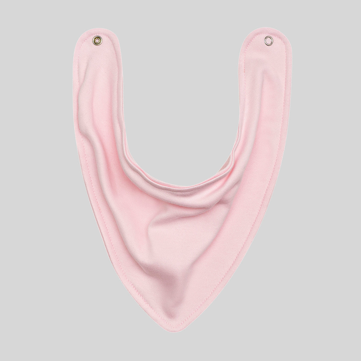 Babeiro Bandana Rosa Bebê Algodão Egípcio