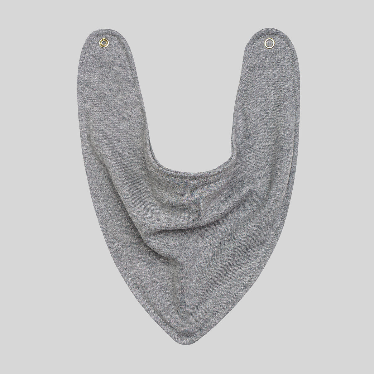 Babeiro Bandana Cinza Algodão Egípcio