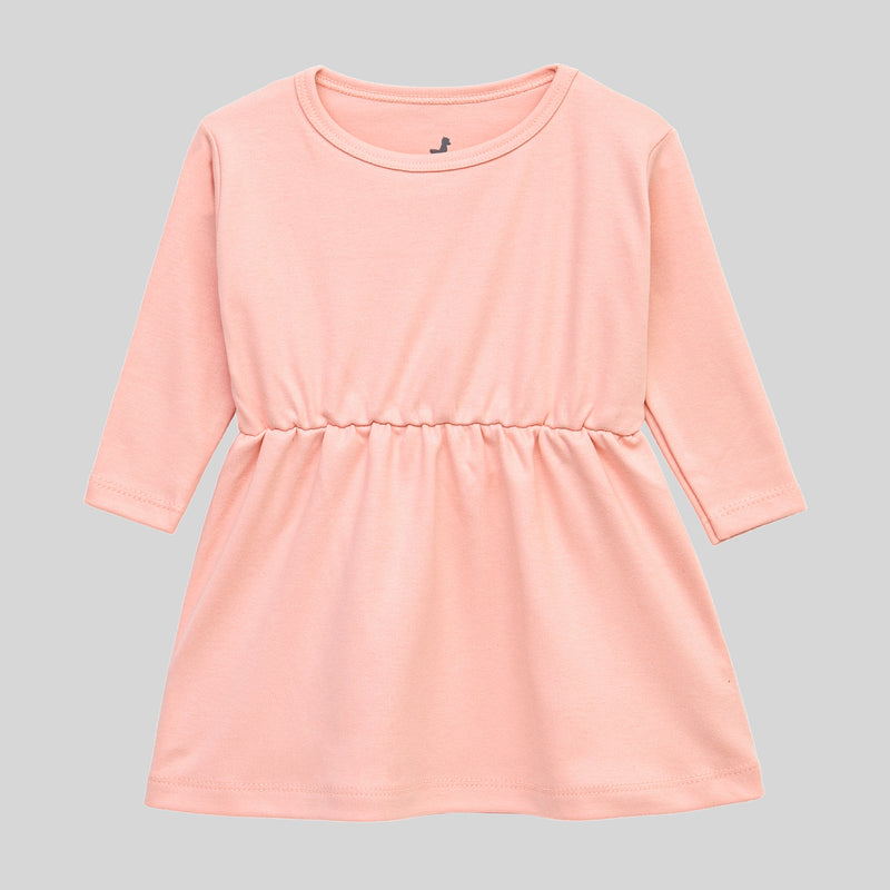 Vestido Infantil Manga Longa Pitaya Algodão Egípcio