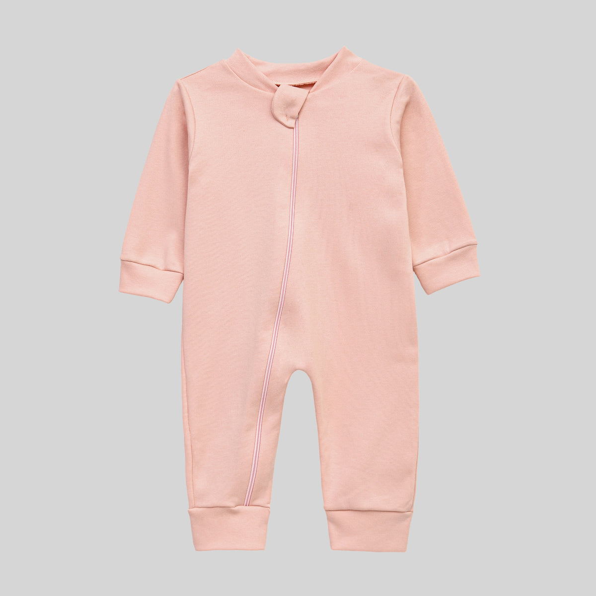 Macacão Zíper Infantil Algodão Egípcio Pitaya