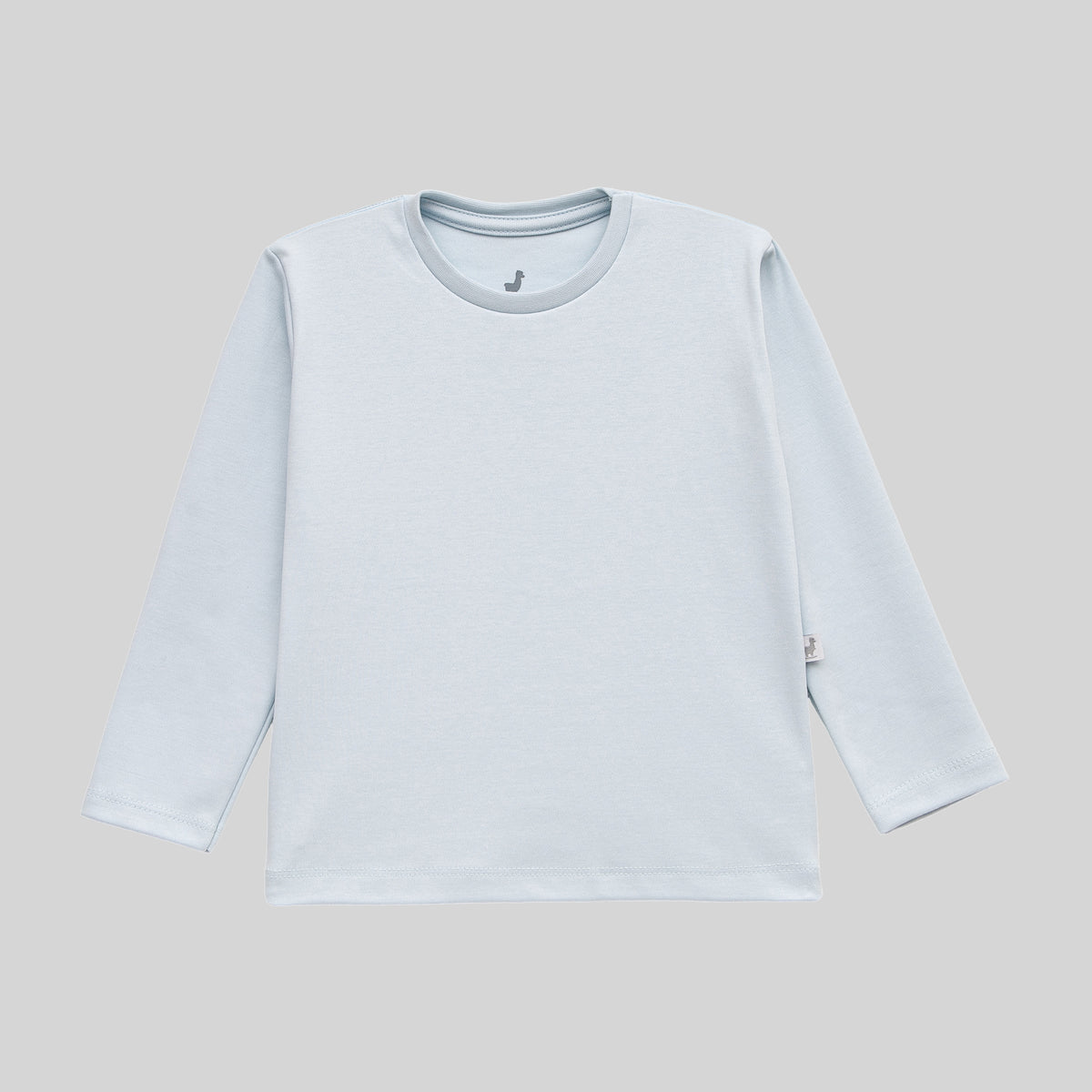 Camiseta Infantil Basic Manga Longa Céu Algodão Egípcio