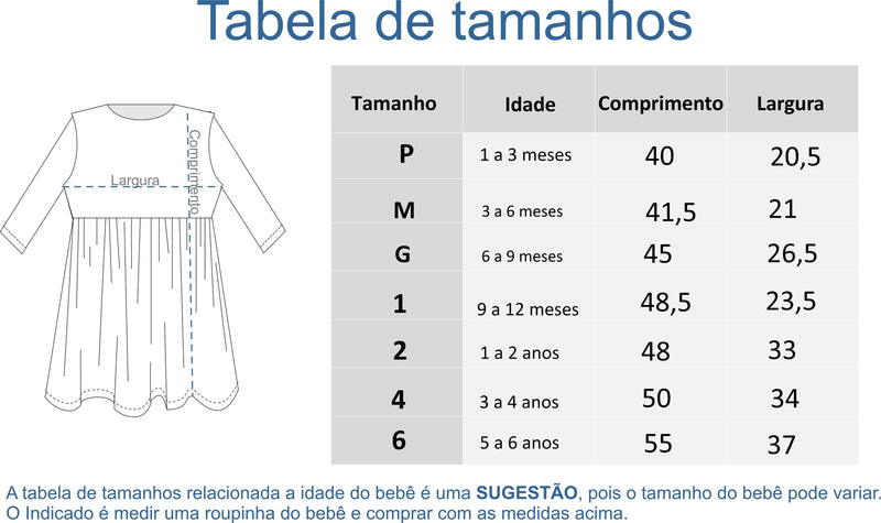 Vestido Infantil Manga Longa Pistache Algodão Egípcio