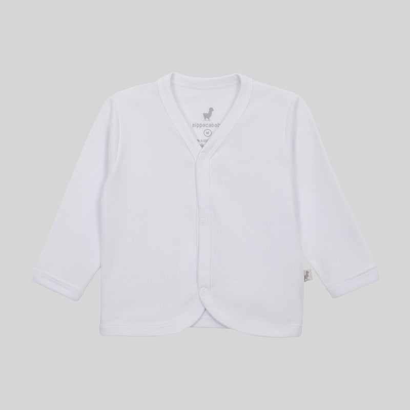 Casaqueto Infantil Basic off white Algodão Egípcio