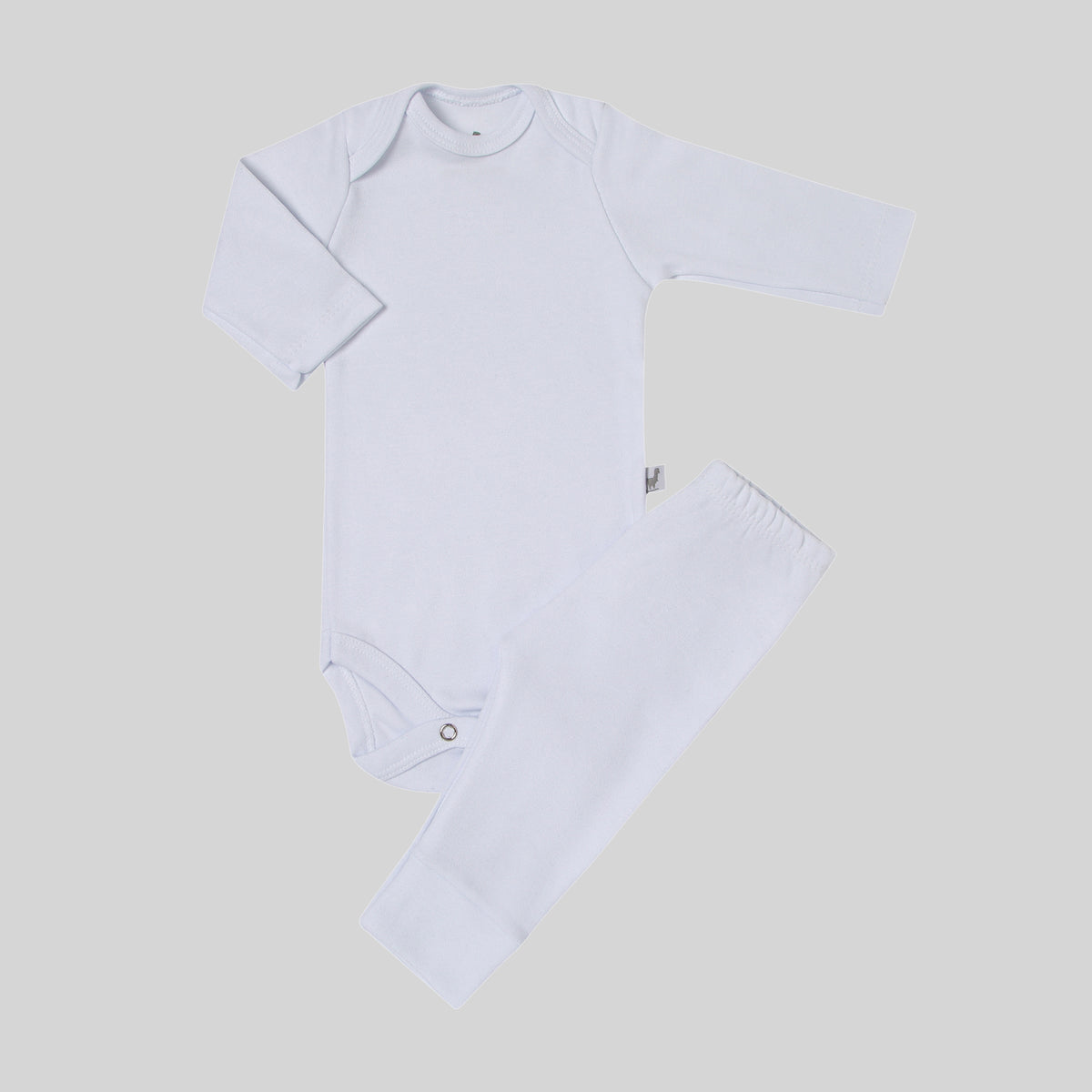 Body e Culote Branco Algodão Egípcio