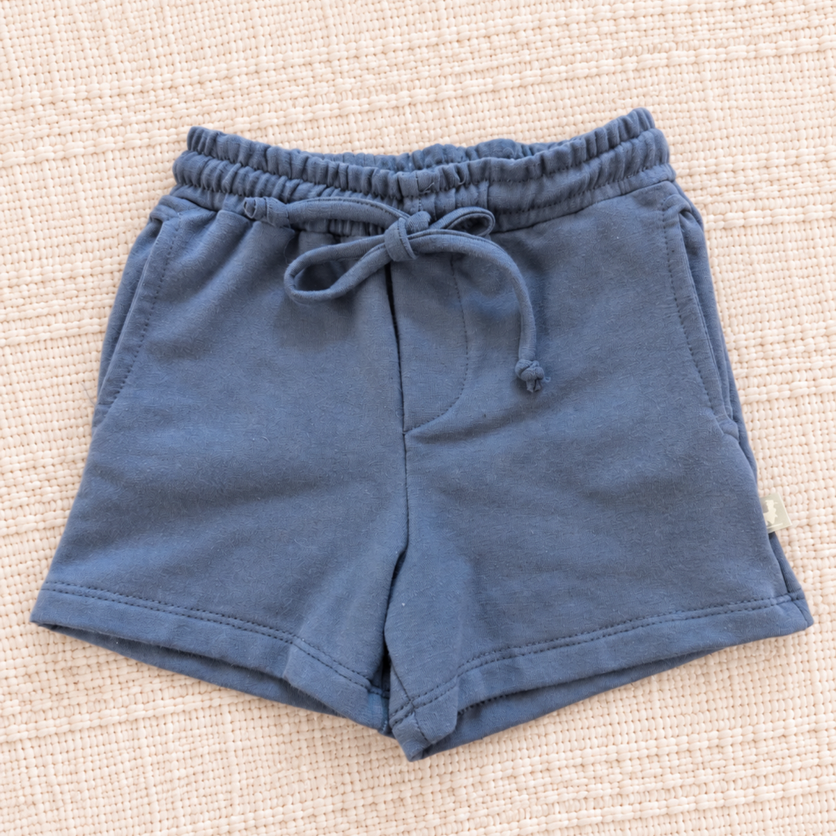 Bermuda Moletom Azul índigo